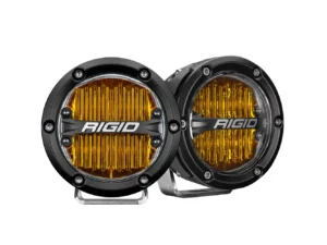 RIGID Industries 360-Series 4" LED SAE Fog Beam - Yellow - Set of 2