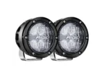 RIGID Industries 360-Series RGBW 4" Offroad Lamp Drive Beam w/RGBW Backlight Pods - Set of 2