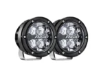 RIGID Industries 360-Series RGBW 4" Offroad Spot Beam w/RGBW Backlight Pods - Set of 2