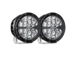 RIGID Industries 360-Series RGBW 6" Offroad Lamp Spot Beam w/RGBW Backlight Pods - Set of 2