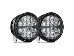 RIGID Industries 360-Series RGBW 6" Offroad Lamp Spot Beam w/RGBW Backlight Pods - Set of 2