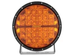 RIGID Industries 360-Series Amber Pro 9" Offroad Spot Beam w/Amber Backlight Pod - Single