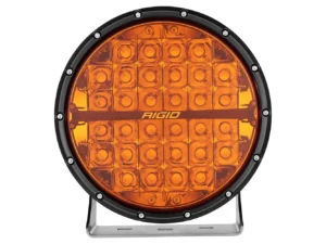 RIGID Industries 360-Series Amber Pro 9" Offroad Spot Beam w/Amber Backlight Pod - Single