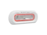 Black Oak Low Pro™ Marine Spreader Light - Flush Mount - White Housing - Red LED