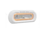 Black Oak Low Pro™ Marine Spreader Light - Flush Mount - White Housing - Amber LED