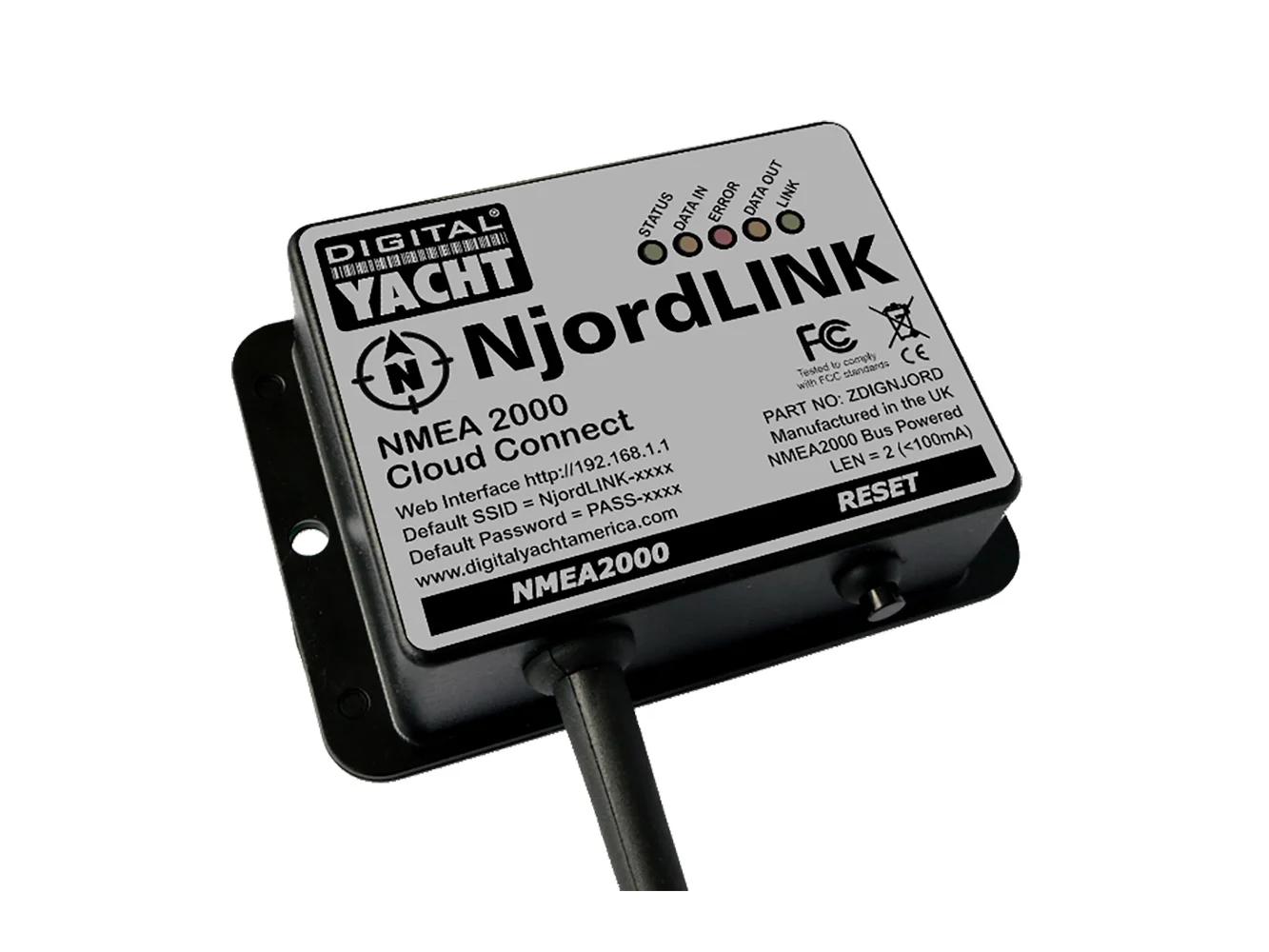 Digital Yacht NjordLINK NMEA 2000 Cloud Gateway