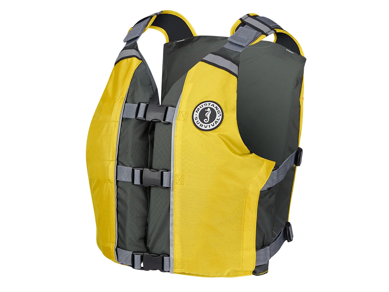 Mustang APF Foam Vest - Universal - Yellow/Grey