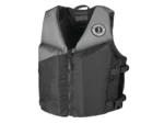Mustang Young Adult REV Foam Vest - Grey/Light Grey/Fluorescent Yellow - Universal