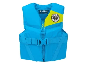 Mustang Youth REV Foam Life Vest - Azure Blue