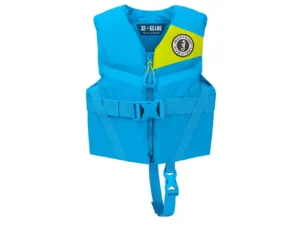 Mustang Child Rev Foam Life Vest - Azure Blue