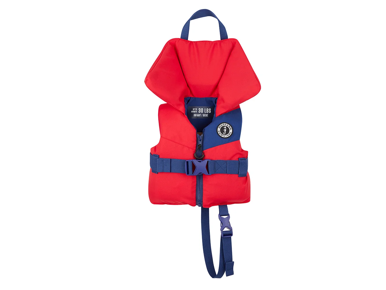 Mustang Lil' Legends Infant Foam Vest - Red/Navy
