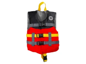 Mustang Child Livery Foam Vest - Red/Black