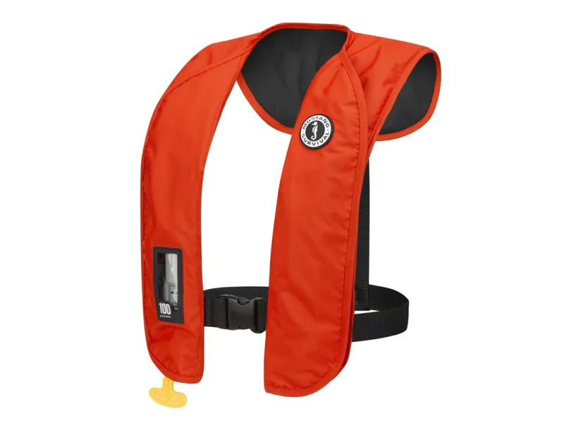 Mustang MIT 100 Inflatable PFD - Orange/Black