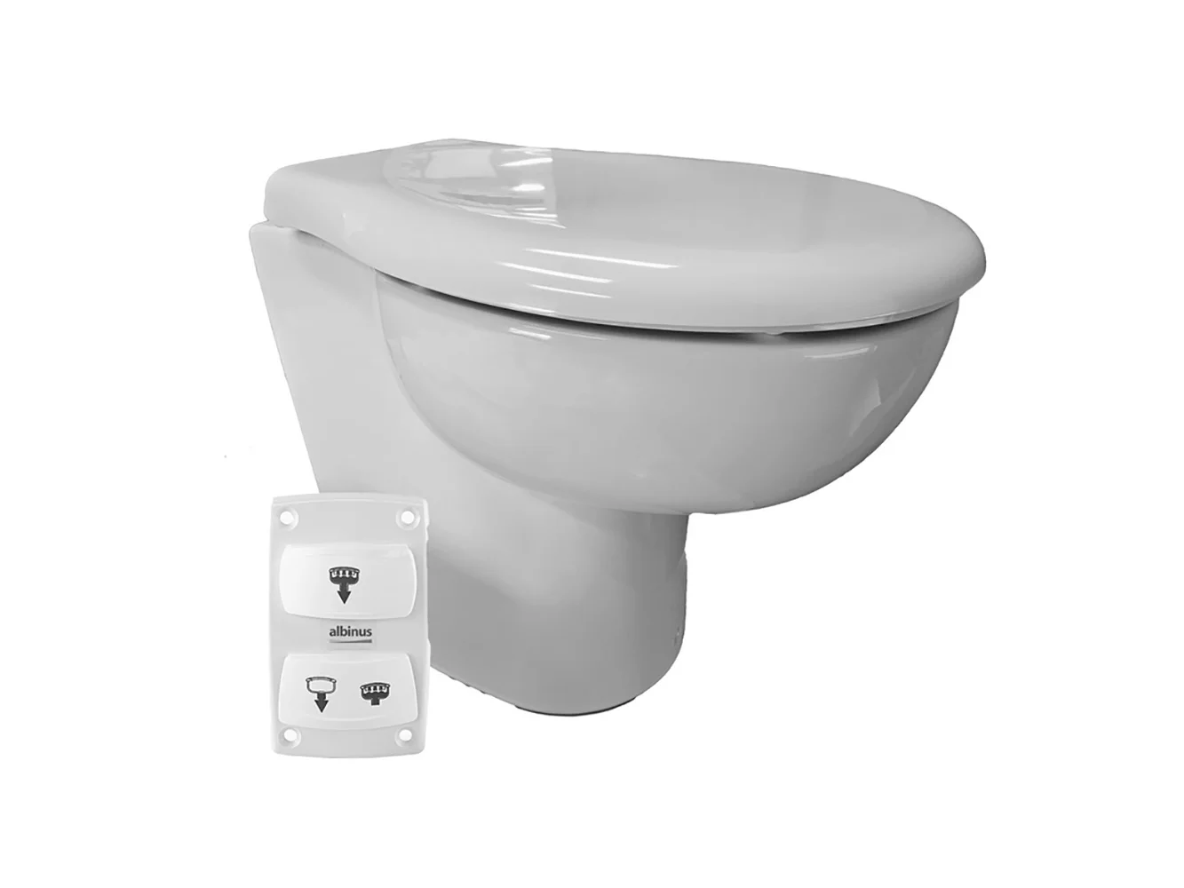 Albin Group Ultra Slim Eco Standard 12V Toilet