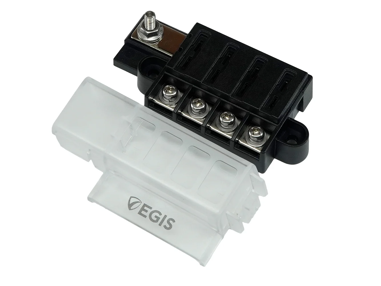 Egis RT Fuse Block - 4 Circuit w/Cover