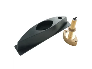 Echonautics Bronze Stem Thru-Hull CW Dual-Frequency Transducer w/Fairing Block - 600W, 50/200 kHz
