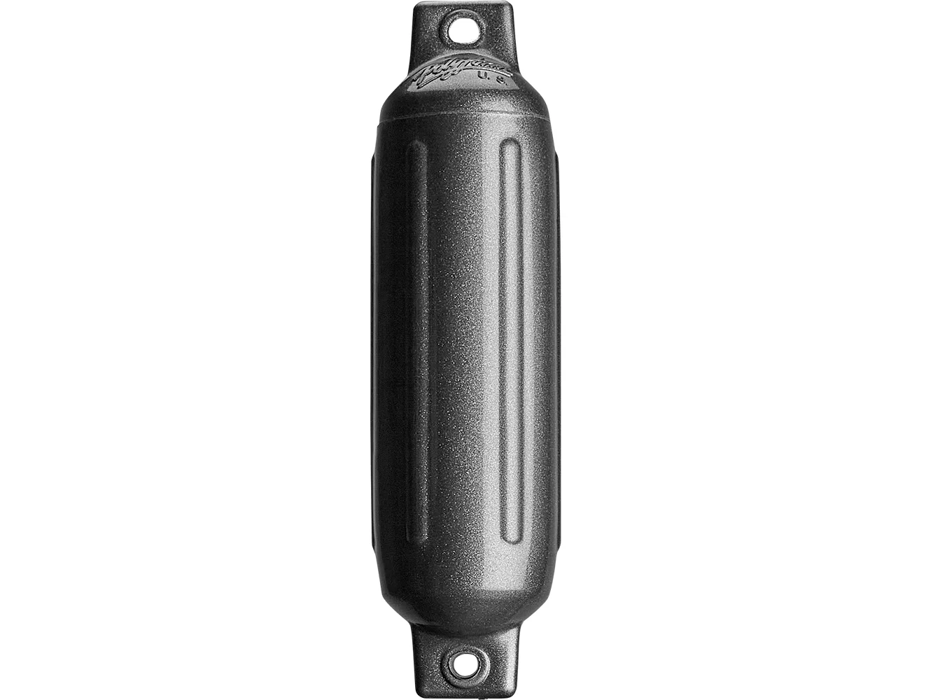 Polyform G-1 Twin Eye Fender 3.5" x 12.8" - Metallic Graphite