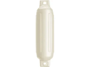 Polyform G-1 Twin Eye Fender 3.5" x 12.8" - Metallic White