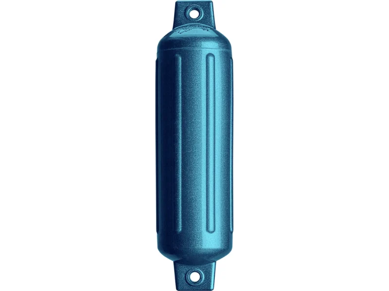Polyform G-2 Twin Eye Fender 4.5" x 15.5" - Metallic Blue