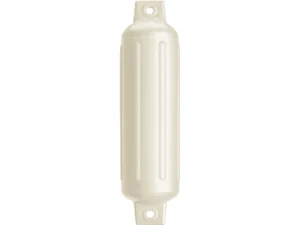 Polyform G-2 Twin Eye Fender 4.5" x 15.5" - Metallic White