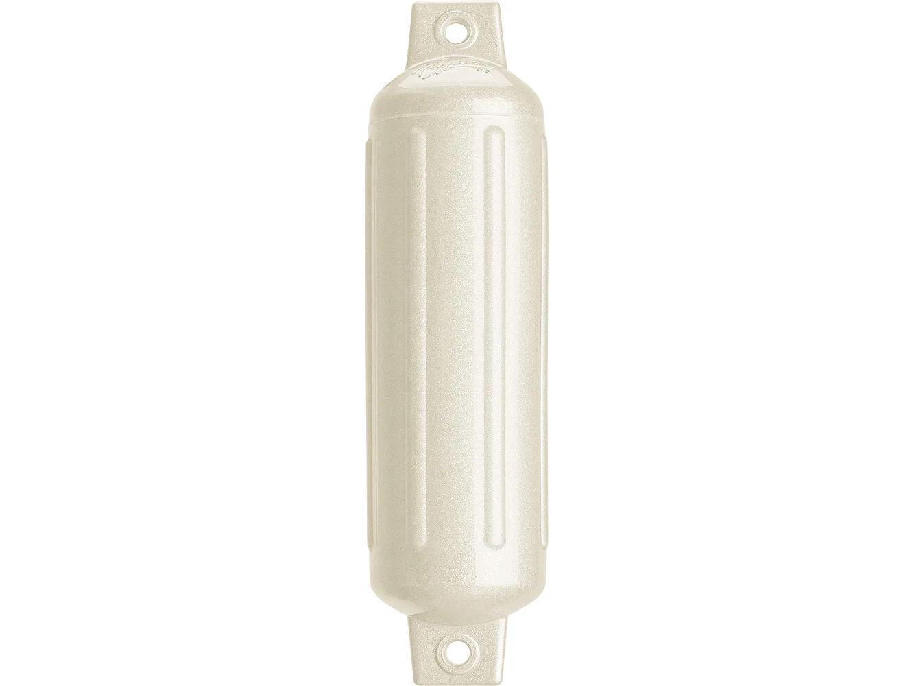 Polyform G-2 Twin Eye Fender 4.5" x 15.5" - Metallic White