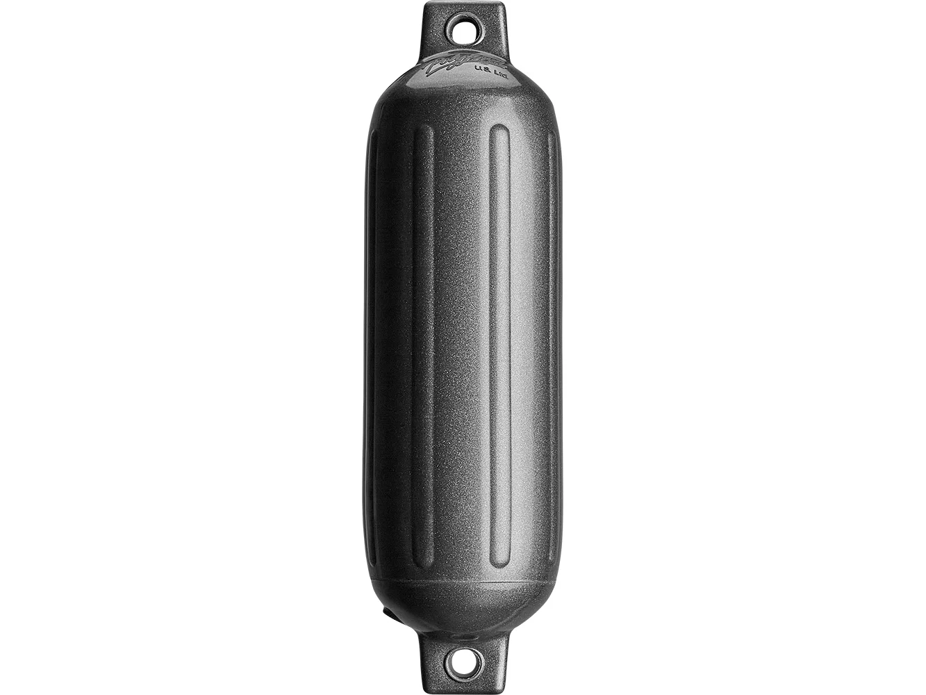 Polyform G-3 Twin Eye Fender 5.5" x 19" - Metallic Graphite