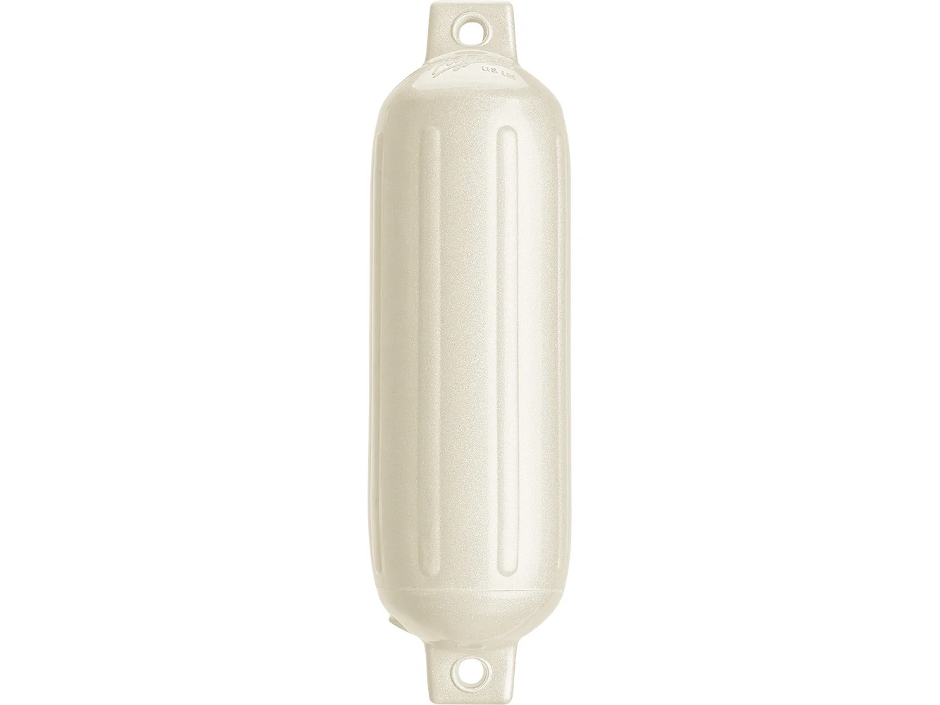 Polyform G-3 Twin Eye Fender 5.5" x 19" - Metallic White