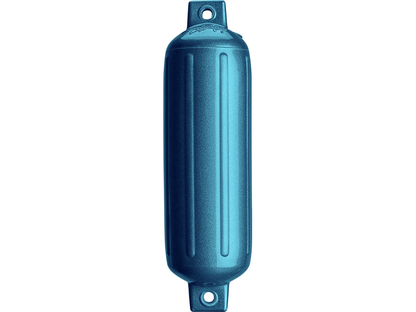 Polyform G-4 Twin Eye Fender 6.5" x 22" - Metallic Blue