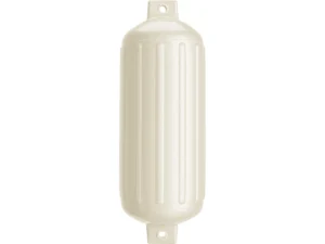 Polyform G-6 Twin Eye Fender 11" x 30" - Metallic White
