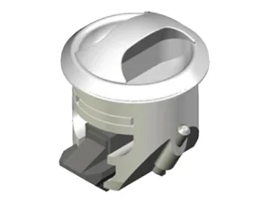 Southco Novibra Push To Latch - White