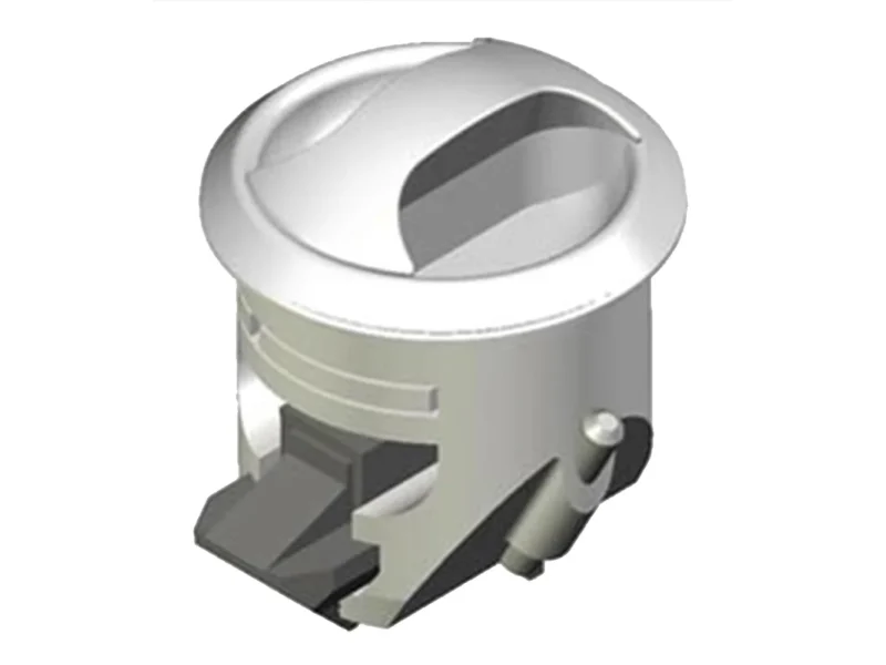 Southco Novibra Push To Latch - White