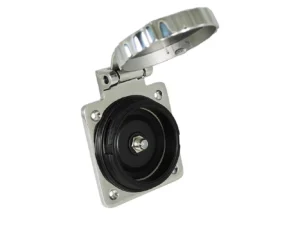 Marinco Stainless Steel Cable TV & Internet Easy Lock Inlet