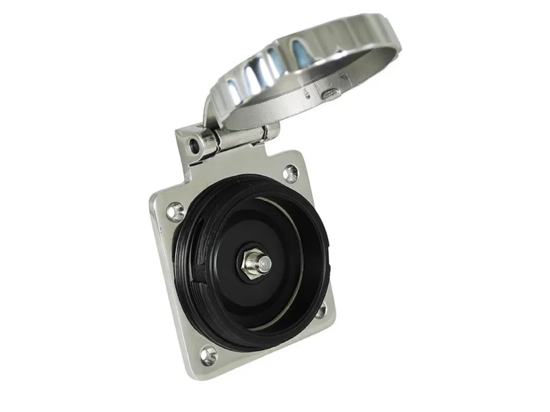 Marinco Stainless Steel Cable TV & Internet Easy Lock Inlet