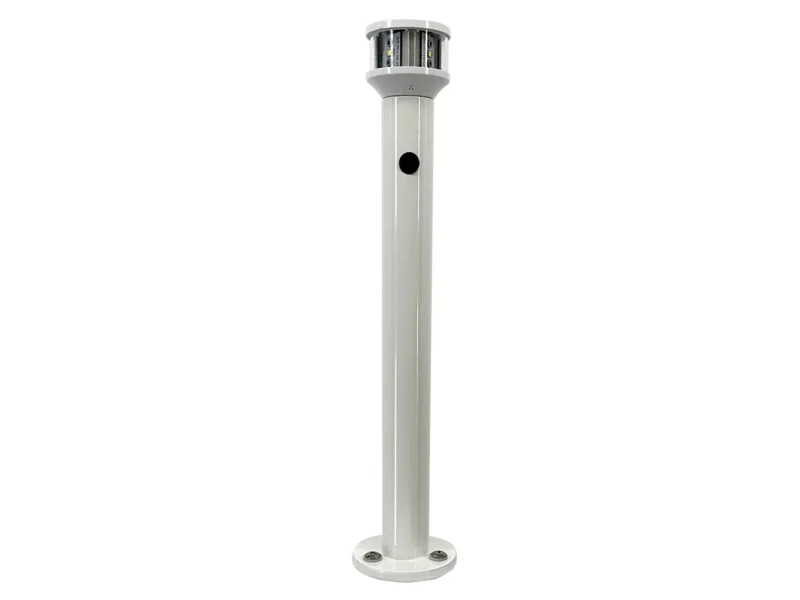 Seaview 12" Fixed Light Post w/C5 Certified All-Round LED Light
