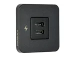 Scanstrut TILE USB-C Interior Charging Socket - 12/24V - Black Bezel