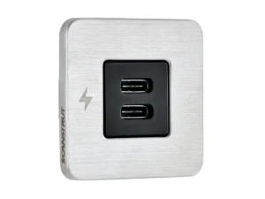 Scanstrut TILE USB-C Interior Charging Socket - 12/24V - Stainless Steel Bezel