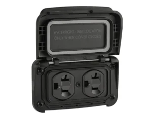 Scanstrut Ventura Series Dual AC Outlet - 125V - 20A
