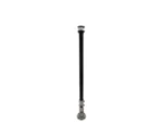 Seaview 12" Manually Folding Light Post w/316 Stainless Steel Base & LTBLED12C5 Navigation Light - Black