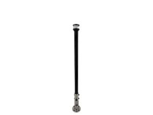Seaview 12" Manually Folding Light Post w/316 Stainless Steel Base & LTBLED12C5 Navigation Light - Black