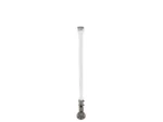 Seaview 12" Manually Folding Light Post w/316 Stainless Steel Base & LTBLED12C5 Navigation Light - White