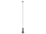 Seaview 36" Manually Folding Light Post w/316 Stainless Steel Base & LTBLED12C5 Navigation Light - White