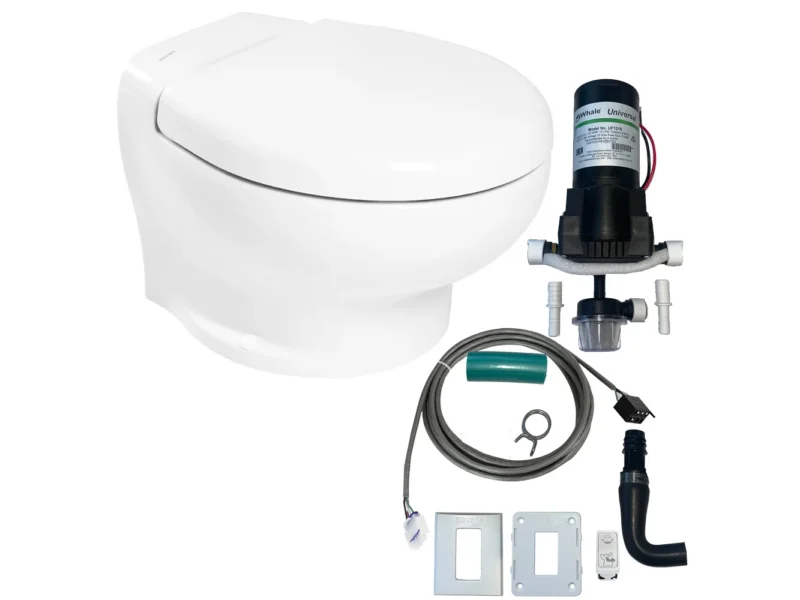 Thetford Nano Eco Compact Toilet Raw Water Kit w/Inlet Pump - 12V