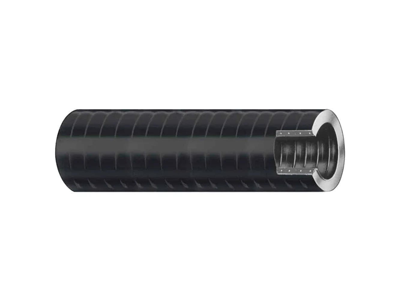 Trident Marine 1-1/4" x 50' Box VAC XHD Bilge & Live Well Hose Black - Soft Plasticizer Wall