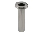 C.E. Smith Flush Mount Rod Holder - 0 Degree - Black Liner w/Drain - No Logo