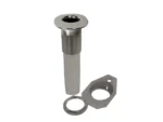 C.E. Smith Screwless Flush Mount Rod Holder - 0 Degree - Black Liner - No Logo