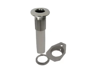C.E. Smith Screwless Flush Mount Rod Holder - 0 Degree - Black Liner - No Logo