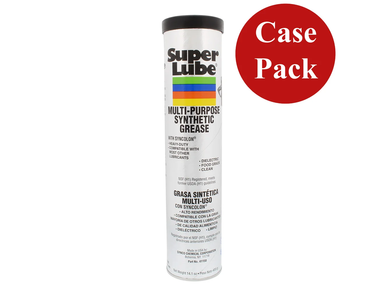 Super Lube Multi-Purpose Synthetic Grease w/Syncolon® - 14.1oz Cartridge *Case of 12