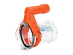 Camco Rhino RV Sewer Hose Extender PRO - 5″ Sewer Hose Extension - Torque-Grip Handle w/Built-In LED Flashlight