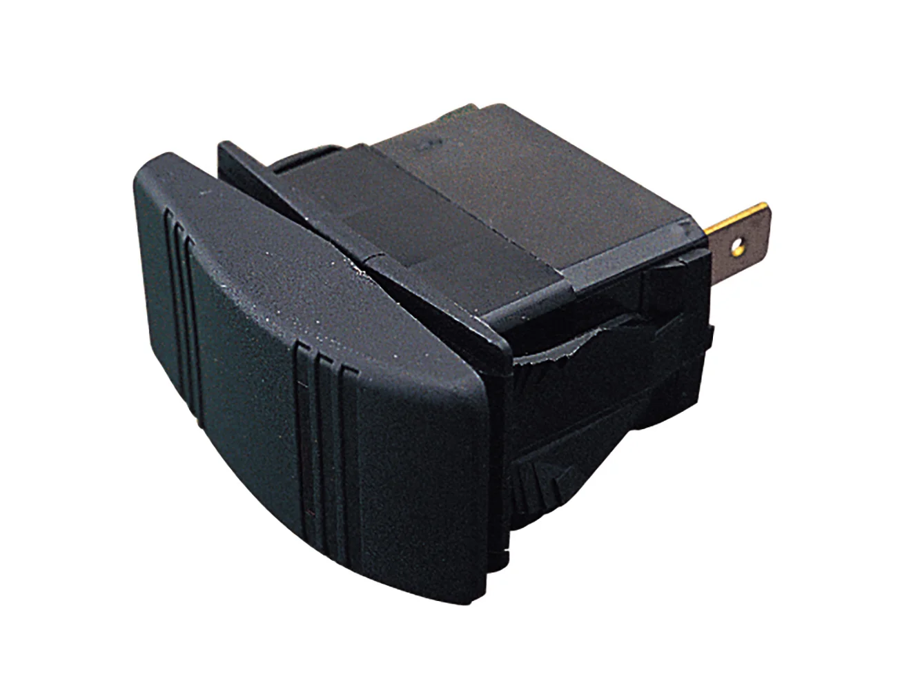 Sea-Dog Illuminating Contura® Rocker Switch - Stamped Brass/Injection Molded Nylon/Polycarbonate