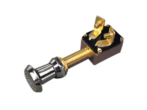 Sea-Dog Two-Position On-Off Push-Pull Switch - Stamped Brass